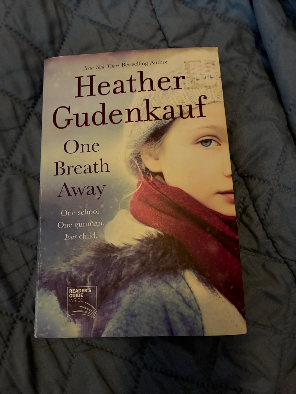 'One Breath Away' Paperback - Maroon/Cream Cover